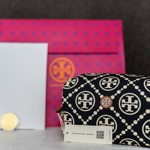 Tory Burch Large Virginia Printed Cosmetic Case